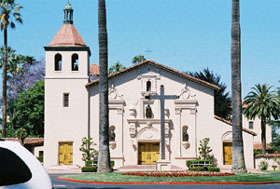 Mission Santa Clara de Asis.